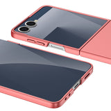 Galaxy Z Flip 7 Kılıf Zore Sert Kıpta Kapak Mor