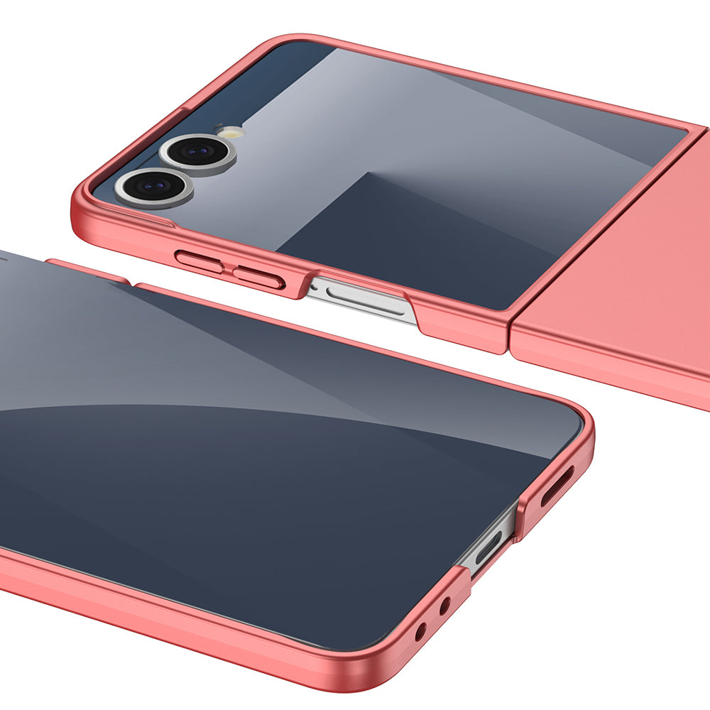 Galaxy Z Flip 7 Kılıf Zore Sert Kıpta Kapak Mor