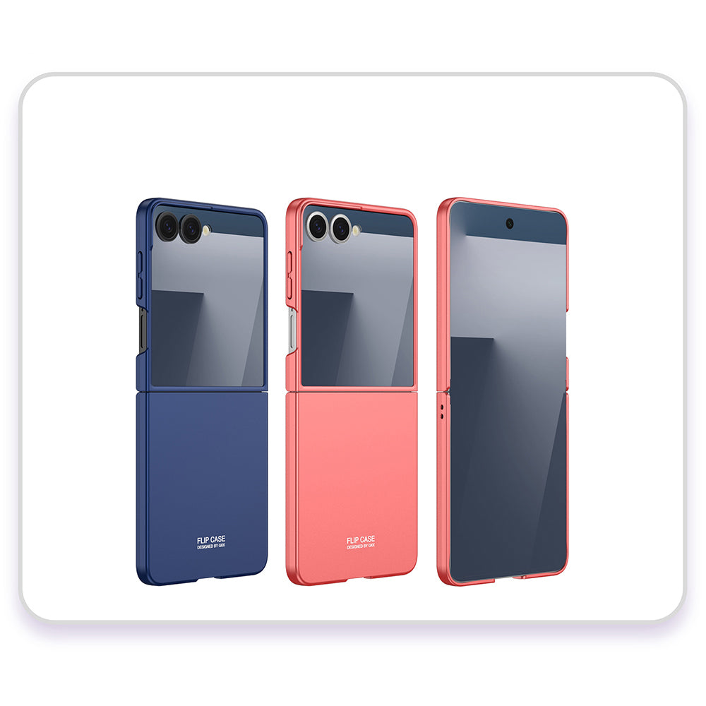 Galaxy Z Flip 7 Kılıf Zore Sert Kıpta Kapak Mor