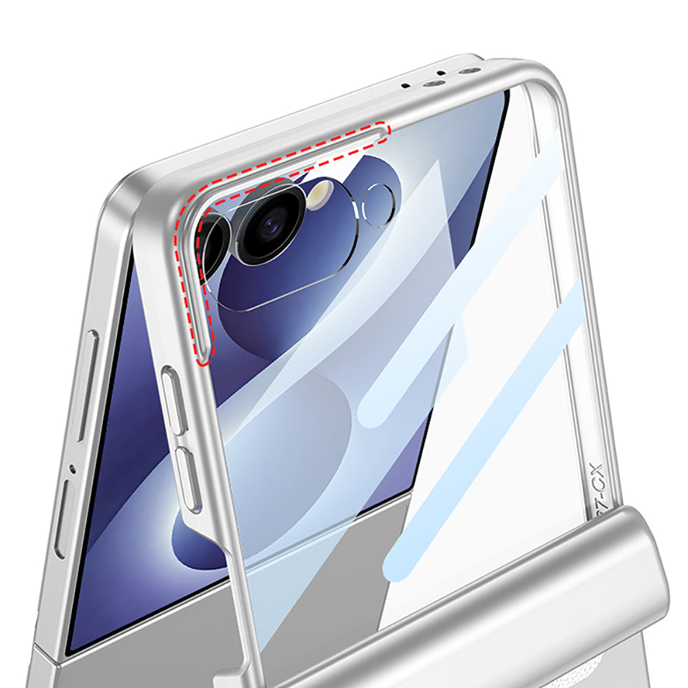 Samsung Galaxy Z Flip 8 M-Magnet Kılıf Gümüş