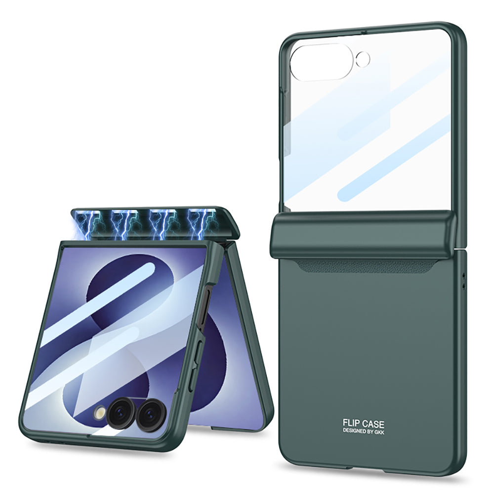 Galaxy Z Flip 8 Kılıf Zore M-Magnet Kılıf Yeşil