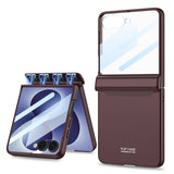 Galaxy Z Flip 8 Kılıf Zore M-Magnet Kılıf Koyu Mor