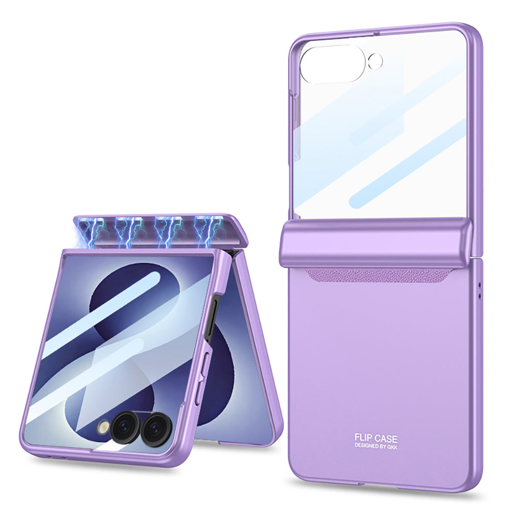 Galaxy Z Flip 8 Kılıf Zore M-Magnet Kılıf Mor