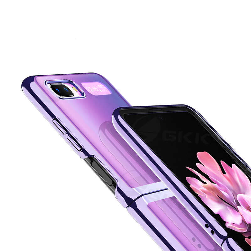 Galaxy Z Flip Kılıf Zore Kıpta Kapak Gold