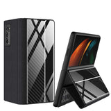 Galaxy Z Fold 2 Kılıf Zore Droga Kılıf Siyah-Beyaz