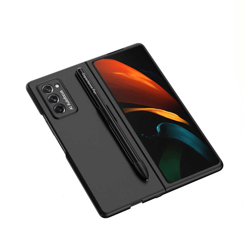 Galaxy Z Fold 2 Kılıf Zore Espen Kılıf Siyah