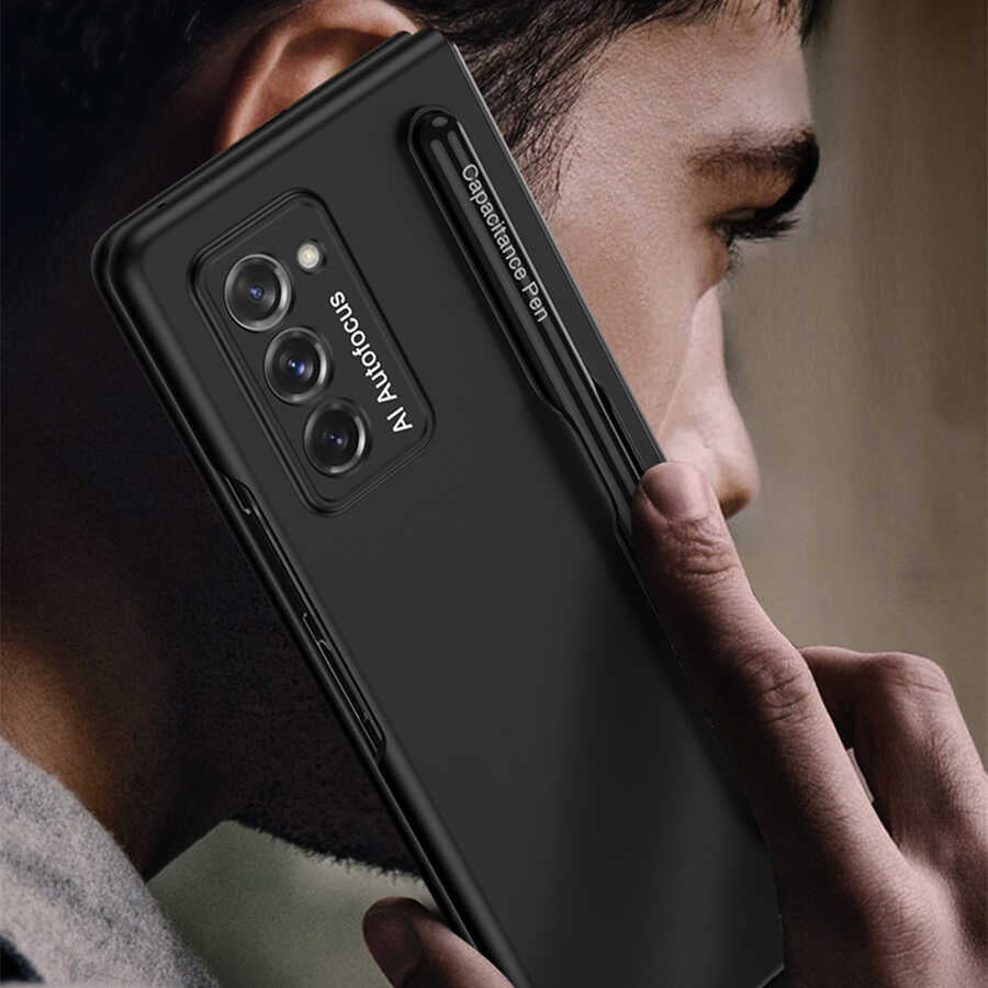 Galaxy Z Fold 2 Kılıf Zore Espen Kılıf Rose Gold