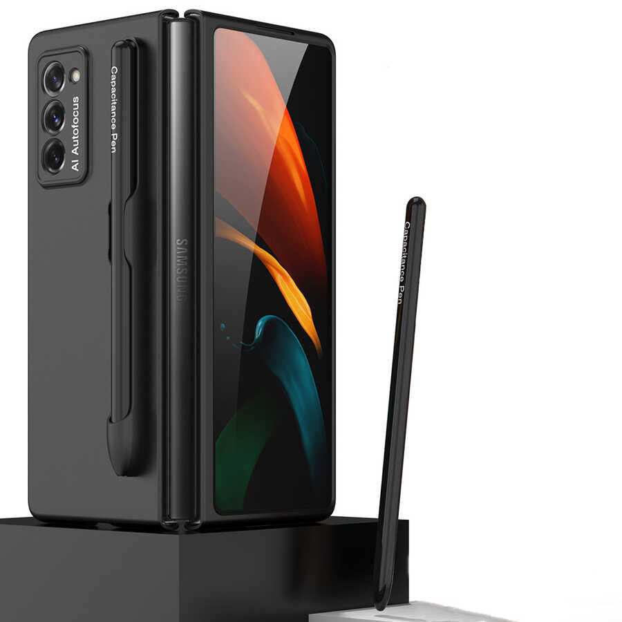 Galaxy Z Fold 2 Kılıf Zore Espen Kılıf Siyah