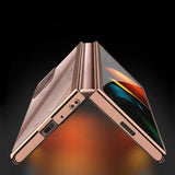 Galaxy Z Fold 2 Kılıf Zore Kıpta Kapak Rose Gold