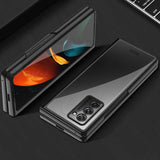Galaxy Z Fold 2 Kılıf Zore Kıpta Kapak Rose Gold