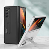 Galaxy Z Fold 2 Kılıf Zore Z-Stand Kılıf Siyah