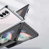 Galaxy Z Fold 3 Kılıf Zore Kıpta Kapak Koyu Yeşil