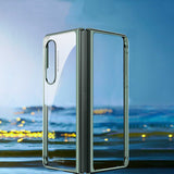 Galaxy Z Fold 3 Kılıf Zore Kıpta Kapak Koyu Yeşil