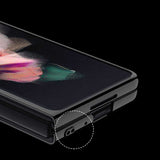 Galaxy Z Fold 3 Kılıf Zore Kıpta Kapak Gold