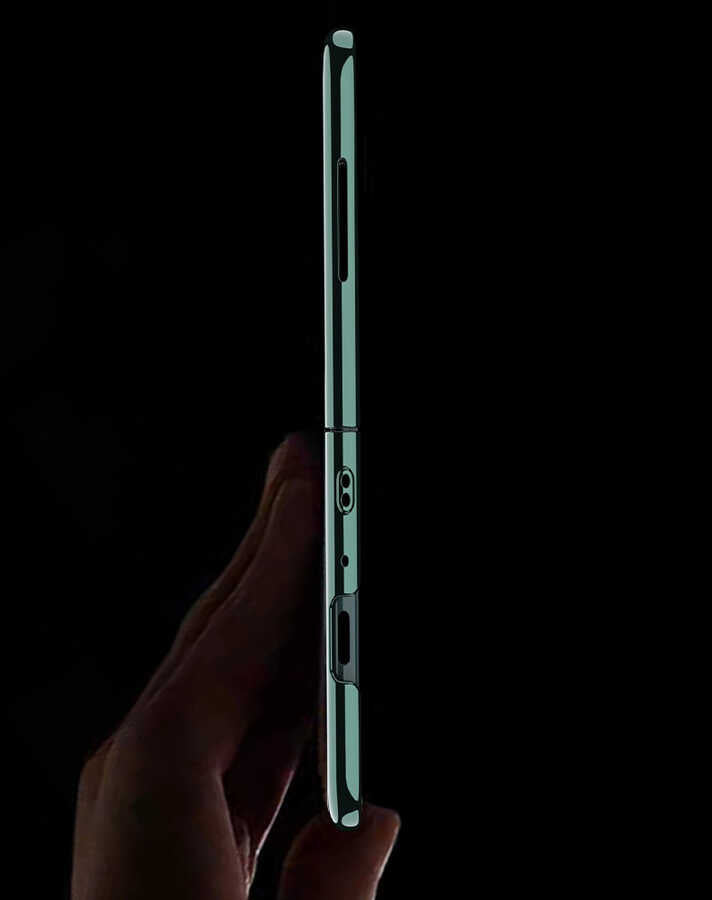 Galaxy Z Fold 3 Kılıf Zore Kıpta Kapak Gümüş