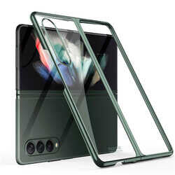 Galaxy Z Fold 3 Kılıf Zore Kıpta Kapak Gold