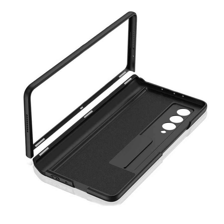 Galaxy Z Fold 3 Kılıf Zore M-Magnet Kılıf Siyah