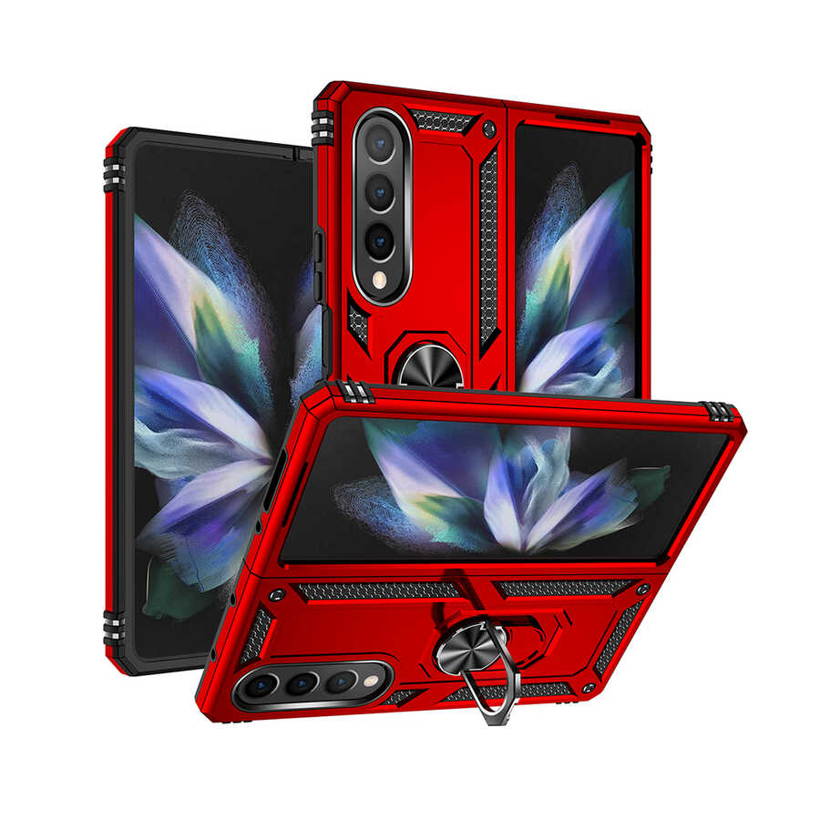 Galaxy Z Fold 4 Kılıf Zore Vega Kapak Mavi
