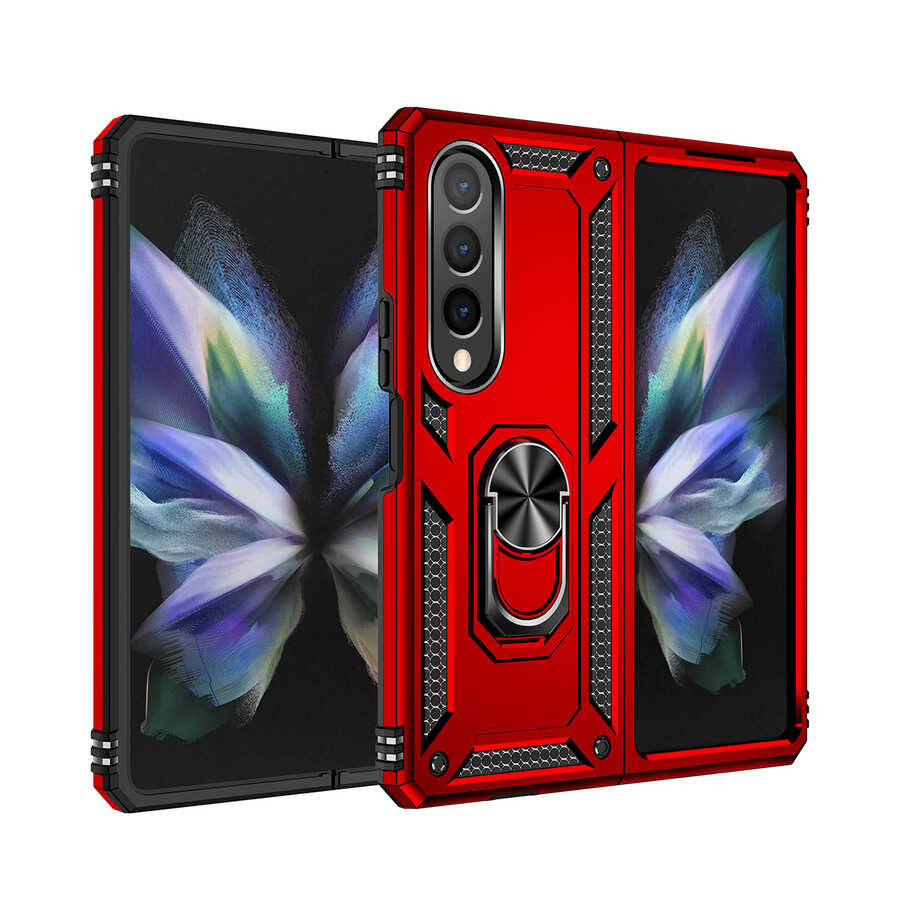 Galaxy Z Fold 4 Kılıf Zore Vega Kapak Mavi