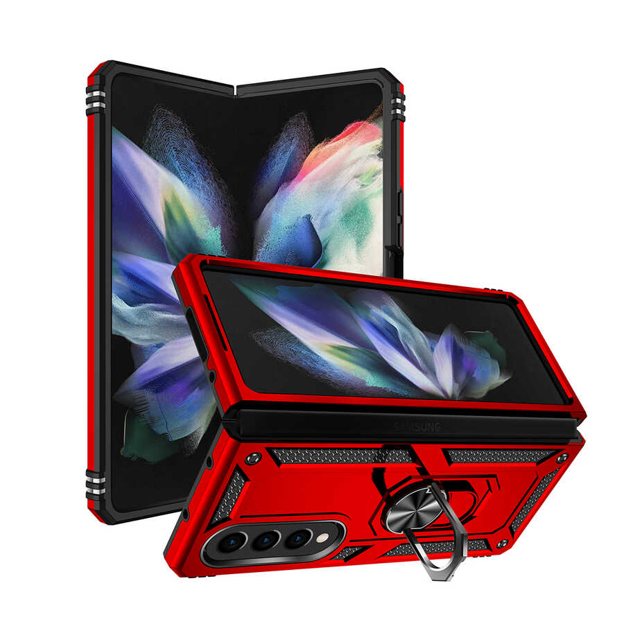 Galaxy Z Fold 4 Kılıf Zore Vega Kapak Mavi