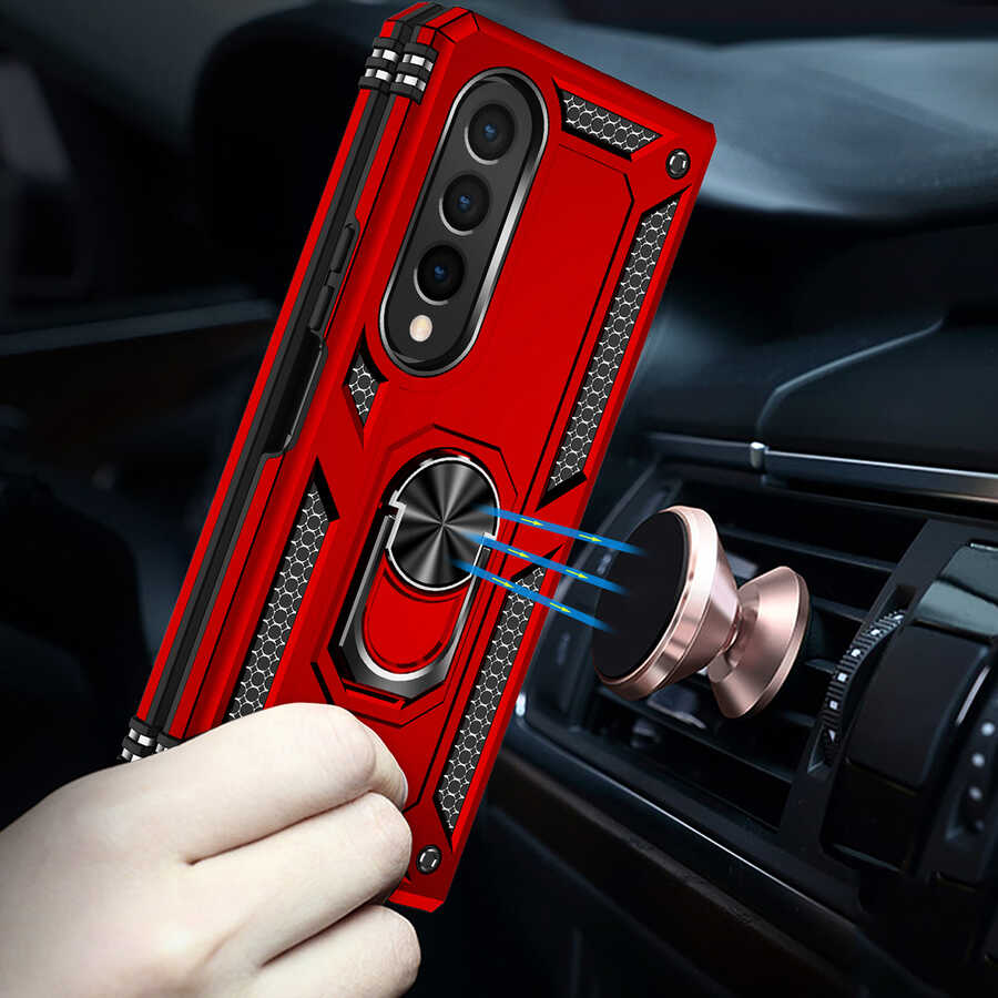 Galaxy Z Fold 4 Kılıf Zore Vega Kapak Mavi