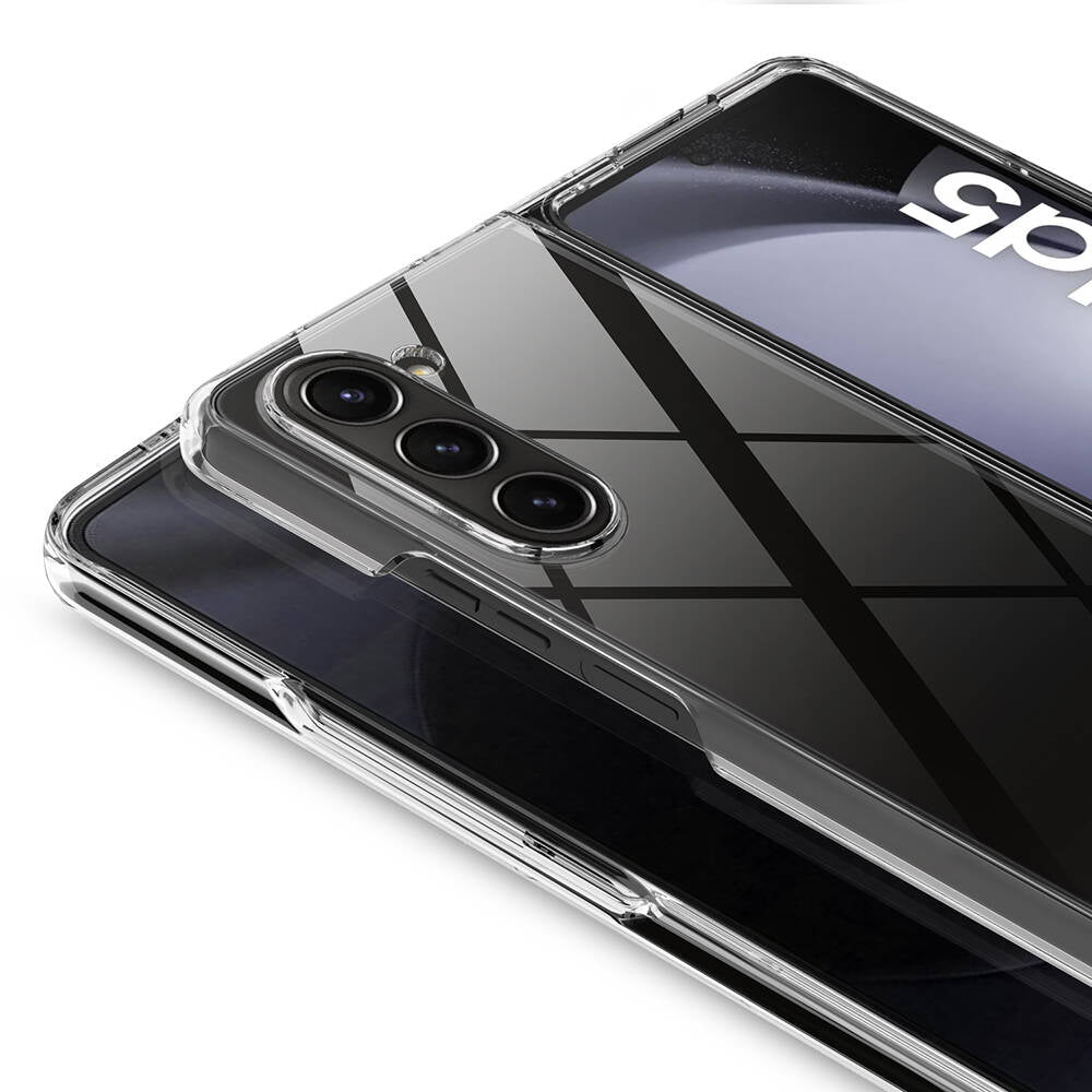 Galaxy Z Fold 5 Kılıf Zore Droga Kapak Renksiz