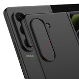 Galaxy Z Fold 5 Kılıf Zore Sert Kıpta Kapak Rose Gold