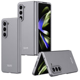 Galaxy Z Fold 5 Kılıf Zore Sert Kıpta Kapak Gri