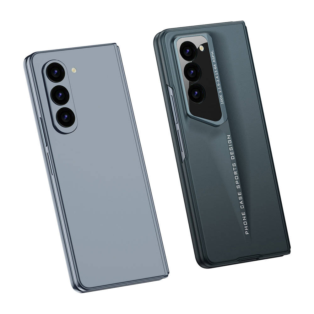 Galaxy Z Fold 6 Kılıf Ultra İnce Kamera Korumalı Sert Rubber Zore Procase Kapak Gri