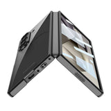 Galaxy Z Fold 6 Kılıf Zore Full Camlı Kıpta Kapak Gümüş