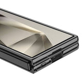 Galaxy Z Fold 6 Kılıf Zore Full Camlı Kıpta Kapak Gümüş