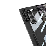 Galaxy Z Fold 6 Kılıf Zore Full Camlı Kıpta Kapak Şeffaf