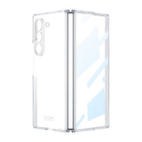 Galaxy Z Fold 6 Kılıf Zore Full Camlı Kıpta Kapak Şeffaf