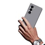 Galaxy Z Fold 6 Kılıf Zore Sert Kıpta Kapak Gri