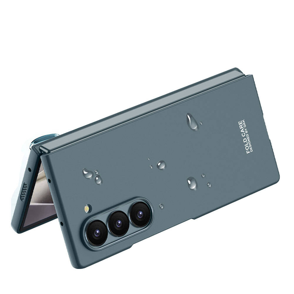 Galaxy Z Fold 6 Kılıf Zore Sert Kıpta Kapak Gri