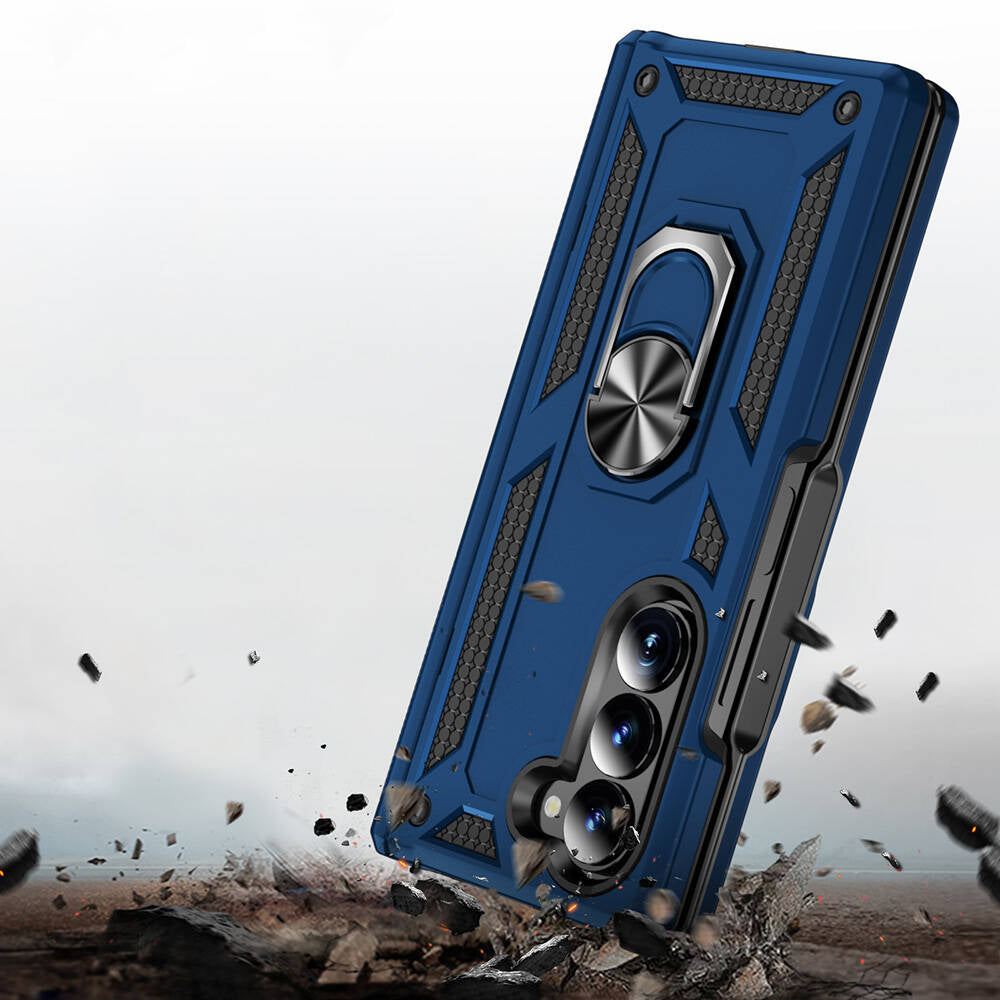Galaxy Z Fold 6 Kılıf Zore Vega Kapak Siyah
