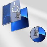 Galaxy Z Fold 7 Kılıf Kamera Korumalı M-safe Sert PC Zore Porto Kapak Şeffaf