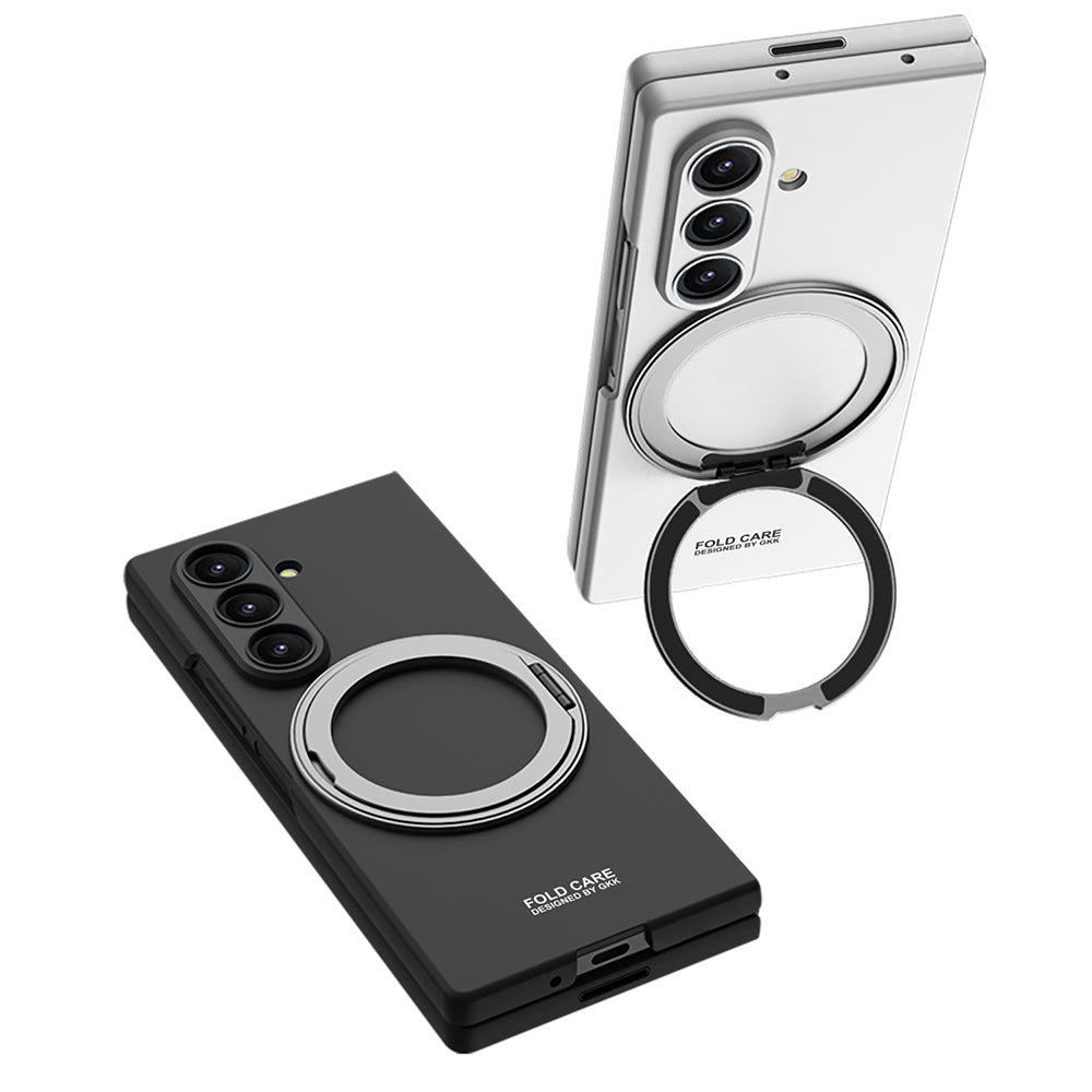Samsung Galaxy Z Fold 7 M-safe Şarj Özellikli Kıpta Yüzüklü Kamera Korumalı Kılıf Lacivert