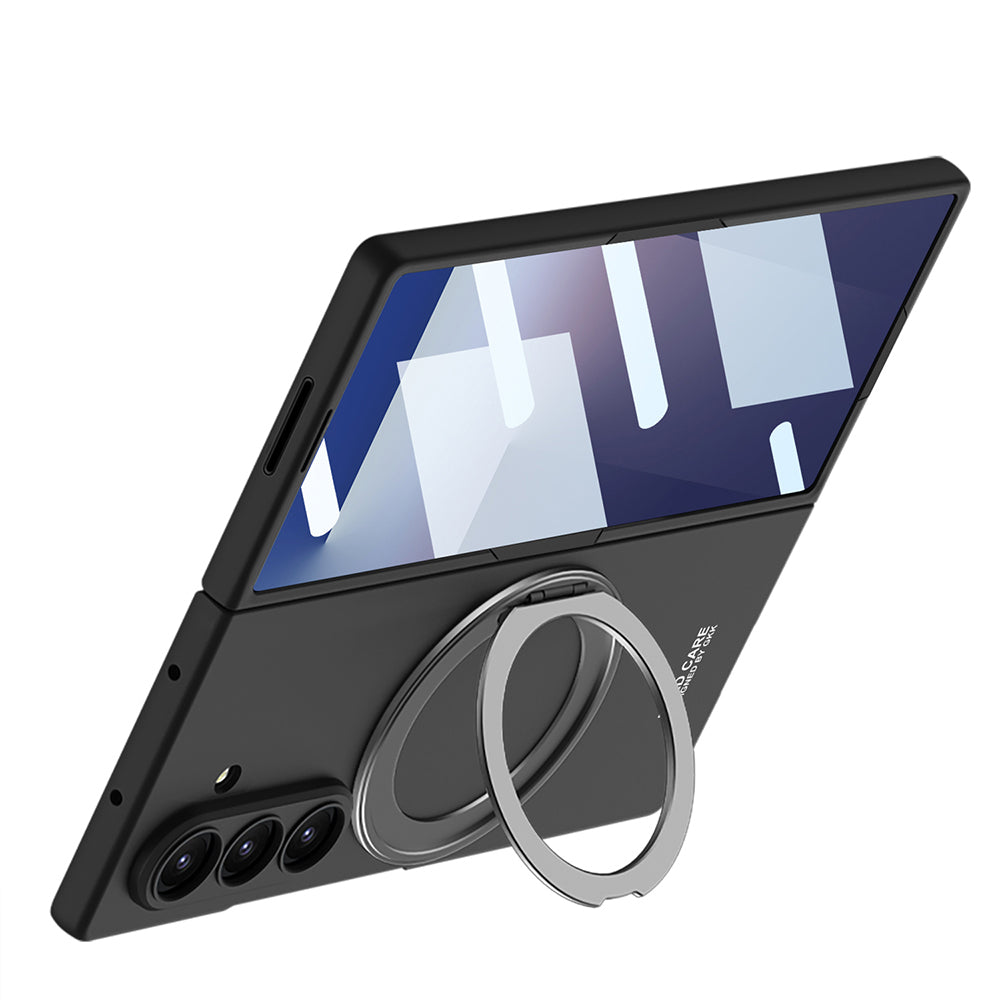 Samsung Galaxy Z Fold 7 M-safe Şarj Özellikli Kıpta Yüzüklü Kamera Korumalı Kılıf Lacivert