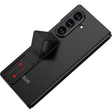 Samsung Galaxy Z Fold 7 Standlı Kıpta Qstand Kılıf Siyah