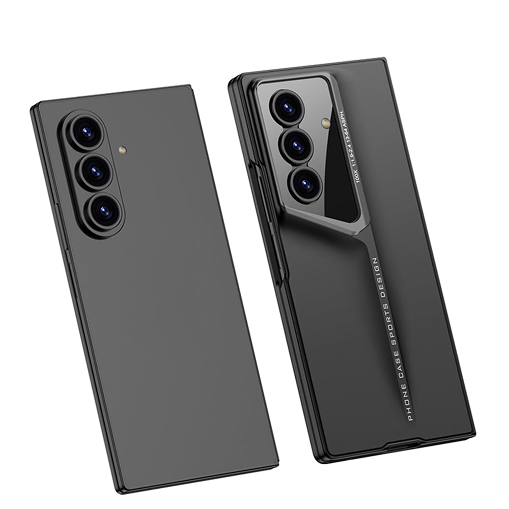 Galaxy Z Fold 7 Kılıf Ultra İnce Kamera Korumalı Sert Rubber Zore Procase Kapak Titanyum-Gri