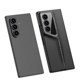 Galaxy Z Fold 7 Kılıf Ultra İnce Kamera Korumalı Sert Rubber Zore Procase Kapak Titanyum-Gri