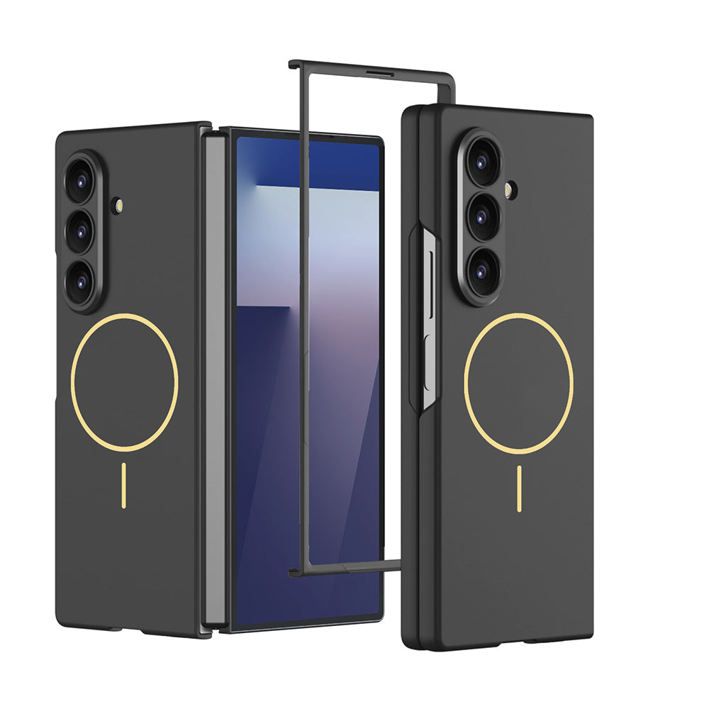 Samsung Galaxy Z Fold 7 Wireless Şarj Özellikli Kıpta M-safe Kılıf Siyah