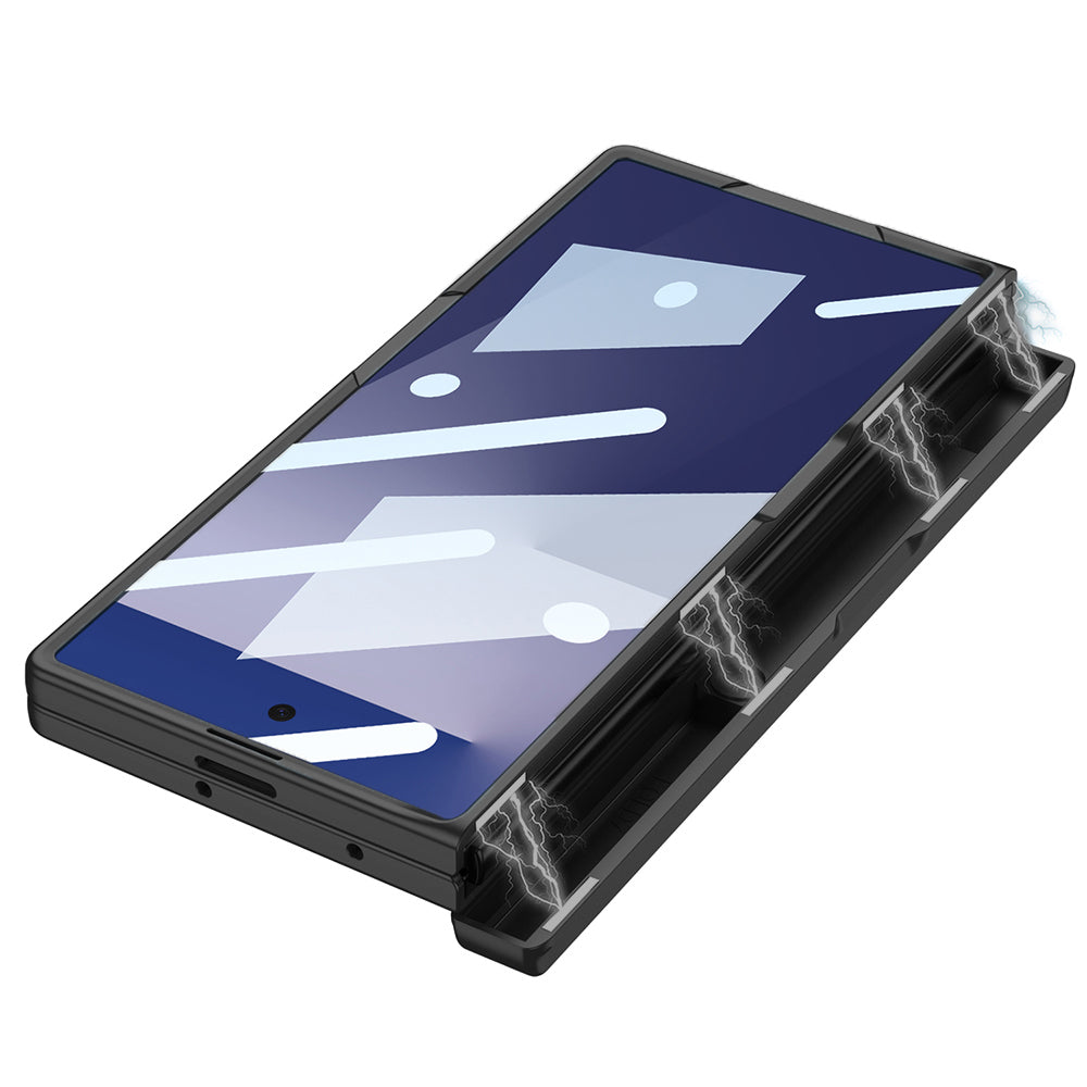 Samsung Galaxy Z Fold 7 Kıpta KPT-01 Standlı Kılıf Siyah