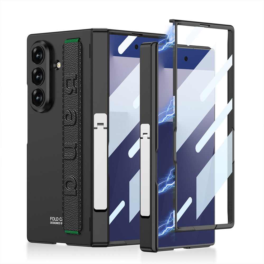 Samsung Galaxy Z Fold 7 Kıpta KPT-01 Standlı Kılıf Siyah