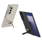Samsung Galaxy Z Fold 7 Kıpta Standlı Kılıf Gri