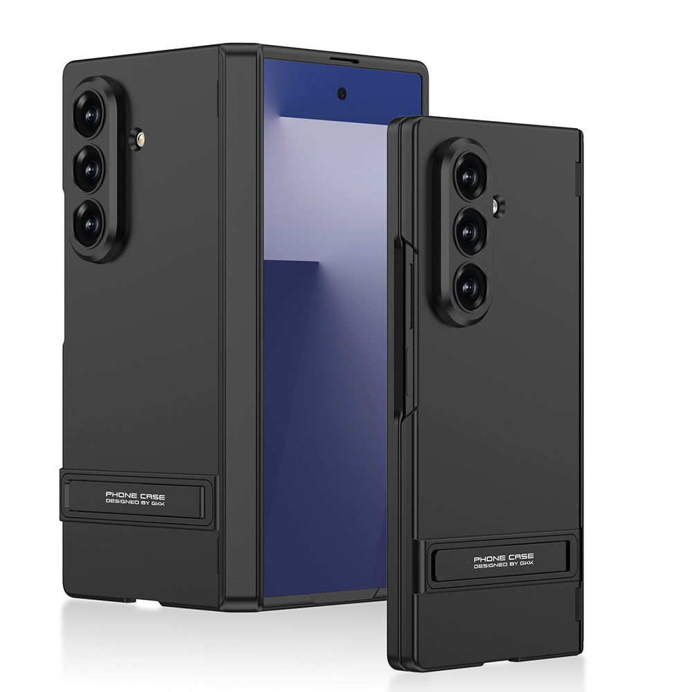 Samsung Galaxy Z Fold 7 Kıpta Standlı Kılıf Siyah