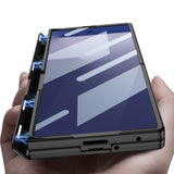 Galaxy Z Fold 7 Kılıf Zore M-Magnet Kılıf Lacivert