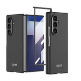Galaxy Z Fold 7 Kılıf Sert Kıpta Kapak Siyah