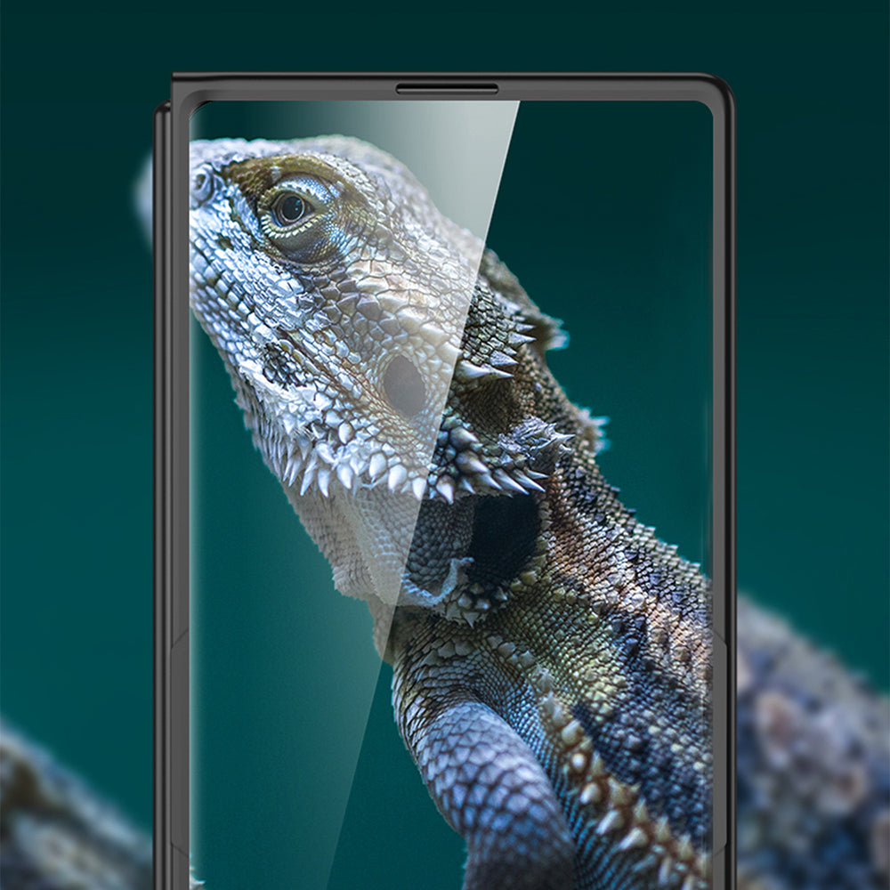 Galaxy Z Fold 7 Kılıf Sert Kıpta Kapak Siyah